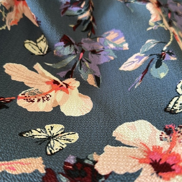 ONLY | Navy Floral Shorts Jumpsuit - Picture 12 of 14